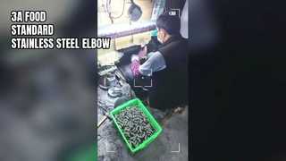 PASLANMAZ ÇELİK DİRSEK 3A GIDA STANDARDI