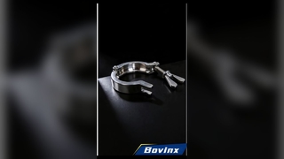 04/316L Ultra Pürüzsüz Cilalı İç Yivli ve Aletsiz Quick I ile Paslanmaz Çelik Hijyenik Kelepçe