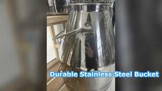 Paslanmaz Çelik Sağım Kovası 20-98L Gıdaya Uygun