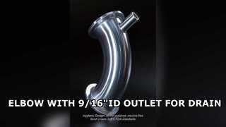 Tahliye Vanası Portlu Sıhhi Dirsek