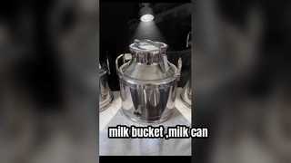 Paslanmaz Çelik Mühürlü süt Taşıma Kabı/süt kovası