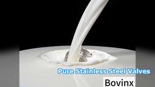 Saflık için Bovinx Paslanmaz Çelik Vanalar