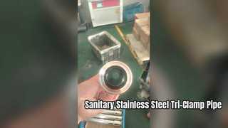 Sıhhi Paslanmaz Çelik Üçlü Kelepçe Boru