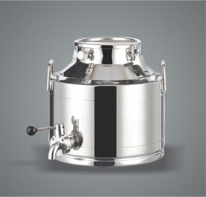 Kalite SUS304 Stainless Steel Milking Machine Bucket Transport With Lid Fabrika