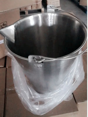 İyi bir fiyat. Handle Type Stainless Steel Feed Bucket , 20L Stainless Steel Milker çevrimiçi