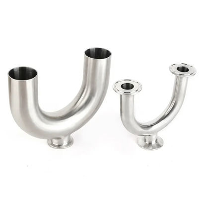 İyi bir fiyat. Clamped Stainless Steel U Pipe , Mirror Polished SS304 Stainless Steel Tee Fittings çevrimiçi