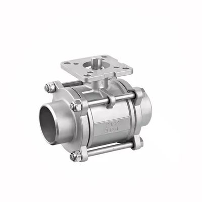 İyi bir fiyat. 1/2 To 4 Inch 3 Piece Butt Welded Stainless Steel Ball Valve 1000WOG çevrimiçi